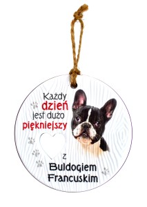 Ceramiczna zawieszka CEZ-113 Buldog Francuski