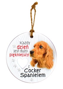 Ceramiczna zawieszka CEZ-119 Cocker Spaniel