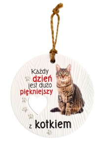 Ceramiczna zawieszka CEZ-124 Kotek