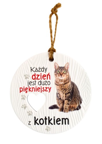 Ceramiczna zawieszka CEZ-124 Kotek