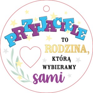Ceramiczna zawieszka CEZ-140 Przyjaciele