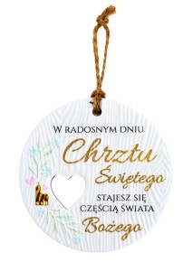 Ceramiczna zawieszka CEZ-146 Chrzest Święty