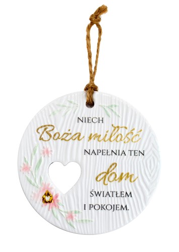 Ceramiczna zawieszka CEZ-151 Boża miłość