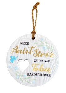 Ceramiczna zawieszka CEZ-152 Anioł Stróż