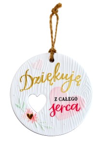 Ceramiczna zawieszka CEZ-154 Dziękuję