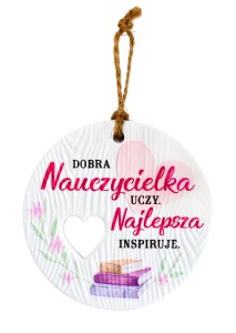 Ceramiczna zawieszka CEZ-156 Nauczycielka