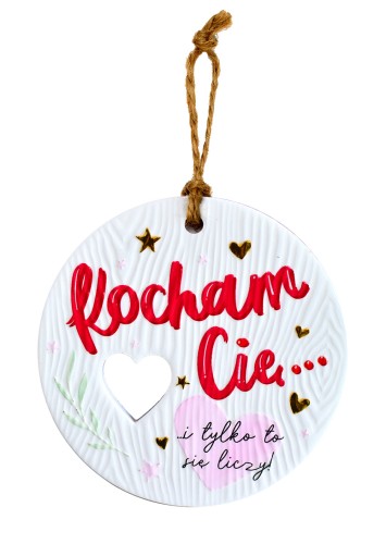 Ceramiczna zawieszka CEZ-160 Kocham Cię