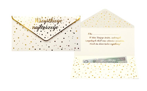 Koperta podarunkowa KOP-035 Wszystkiego najlepszego