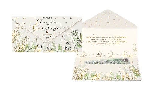 Koperta podarunkowa KOP-040 Chrzest