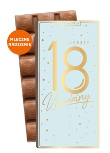 CZEKOLADA 536 Urodziny 18 Elite (cyfry, osiemnastka)