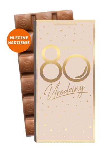CZEKOLADA 544 Urodziny 80 Elite