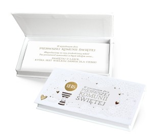 Pudełko ozdobne na banknoty MB-010 Komunia