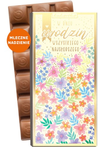 CZEKOLADA 478 Urodziny (nadziewana)