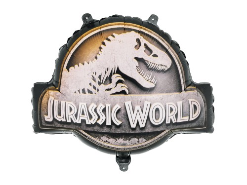Balon foliowy Logo Jurassic World, 45x37 cm, mix