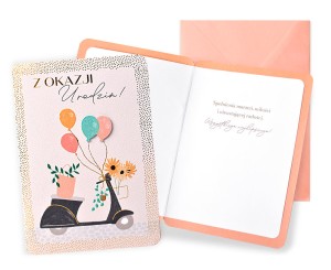 Karnet DK-1434 W dniu urodzin