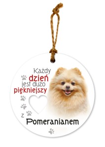 Ceramiczna zawieszka CEZ-169 Pomeranian