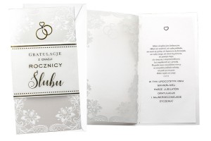 Karnet PM-335 Rocznica ślubu