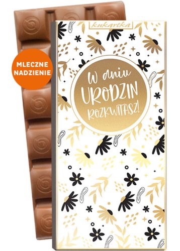 CZEKOLADA 463 W dniu urodzin rozkwitasz (nadziewana)