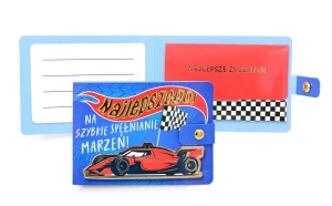 Portfelik POR-040 Szybkie spełnianie marzeń (dziecięce, chłopiec, bolid)
