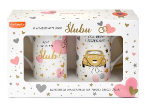 Kubek komplet Q 1078 Ślub