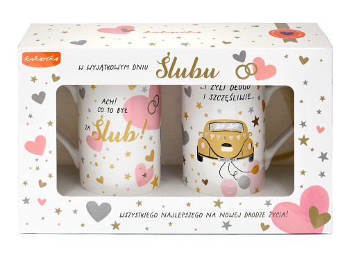 Kubek komplet Q 1078 Ślub