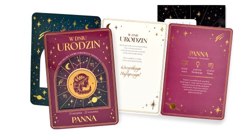 Karnet DK-1446 Urodziny (znaki zodiaku, Panna)