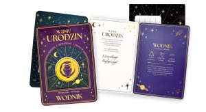 Karnet DK-1439 Urodziny (znaki zodiaku, Wodnik)