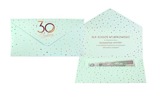 Koperta podarunkowa KOP-052 Urodziny 30 Elite