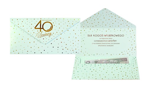 Koperta podarunkowa KOP-054 Urodziny 40 Elite