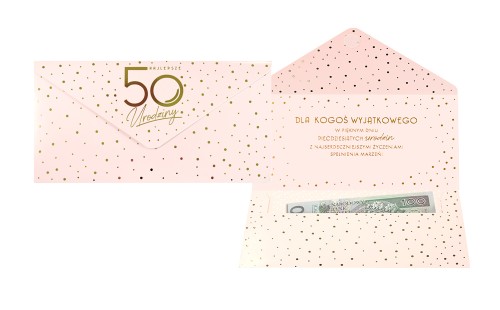 Koperta podarunkowa KOP-055 Urodziny 50 Elite
