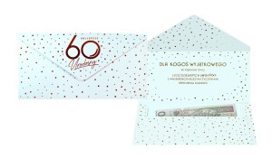 Koperta podarunkowa KOP-057 Urodziny 60 Elite
