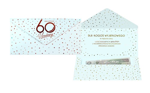 Koperta podarunkowa KOP-057 Urodziny 60 Elite