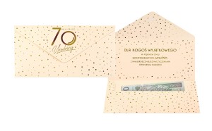 Koperta podarunkowa KOP-058 Urodziny 70 Elite