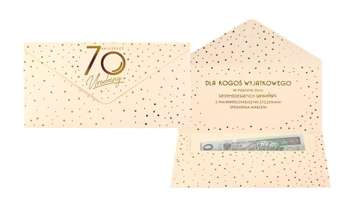 Koperta podarunkowa KOP-058 Urodziny 70 Elite