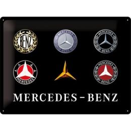 23251 Plakat 30x40 Mercedes-Benz Logo Ev Mercedes-Benz - Logo Evolution