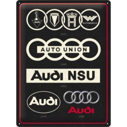 23306 Plakat 30x40 Audi Logo Evolution Audi Logo Evolution