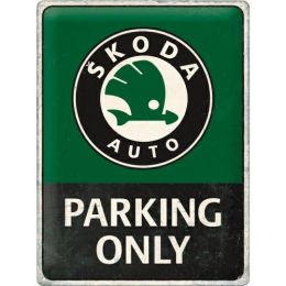 23347 Plakat 30x40 Skoda Parking Only