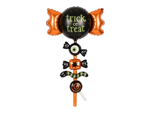 Balon foliowy Trick or treat, 89x129 cm, mix