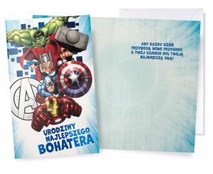 Karnet DHS-055 Urodziny (Avengers)