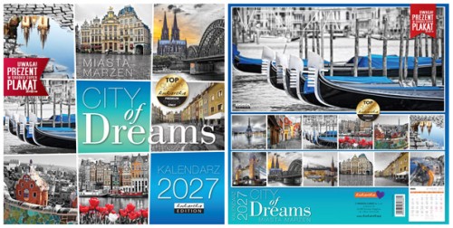 Kalendarz Classic Q CITY OF DREAMS