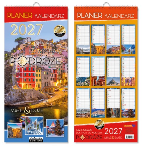 Kalendarz Planer PODRÓŻE