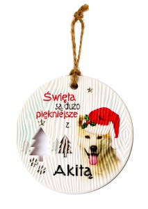 Ceramiczna zawieszka CEZ-002 BN (Akita)