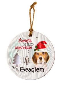 Ceramiczna zawieszka CEZ-003 BN (Beagle)