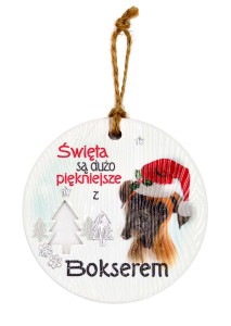 Ceramiczna zawieszka CEZ-005 BN (Bokser)