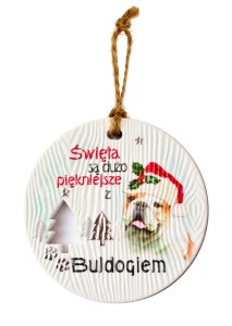 Ceramiczna zawieszka CEZ-006 BN (Buldog)