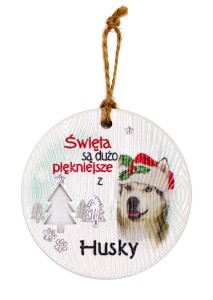 Ceramiczna zawieszka CEZ-018 BN (Husky)