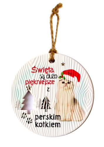 Ceramiczna zawieszka CEZ-041 BN (perski kotek)