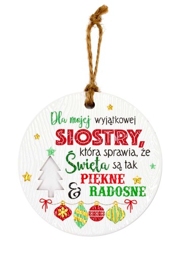 Ceramiczna zawieszka CEZ-052 BN