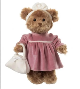 Beautiful Ellen w/Bag - Ant. Pink - 25cm (miś)