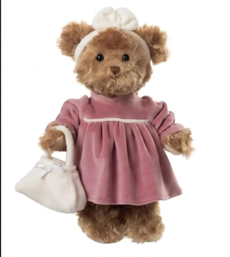 Beautiful Ellen w/Bag - Ant. Pink - 25cm (miś)